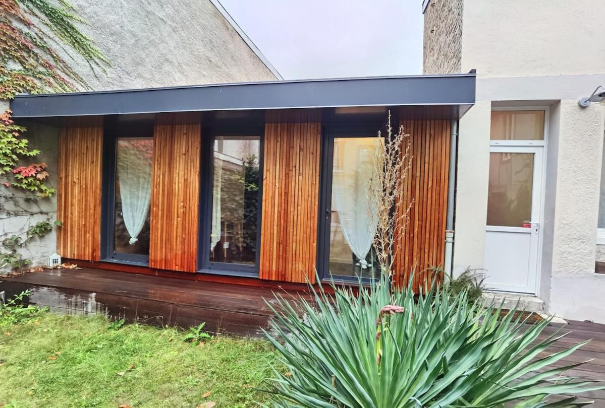 Maison De Ville Avec Terrasse Et Jardin Reims Exterior foto
